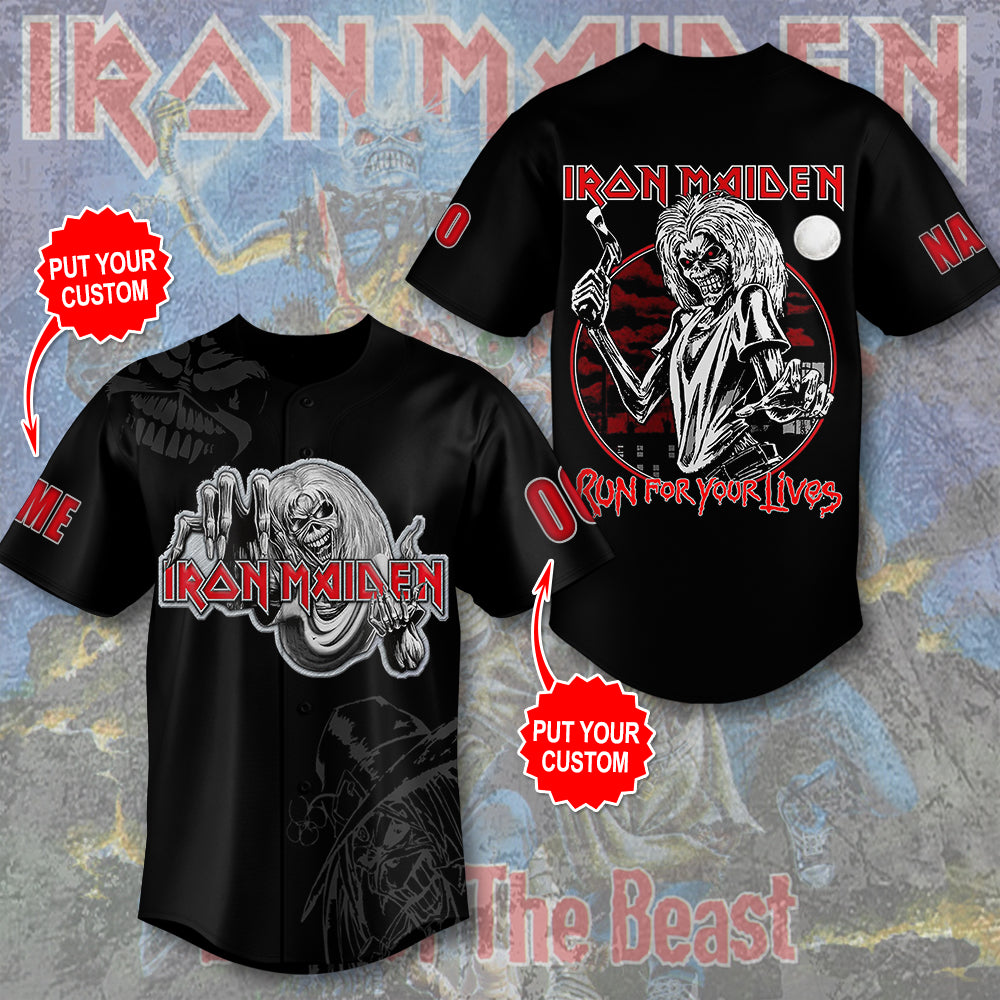 Iron Maiden Baseball Jersey