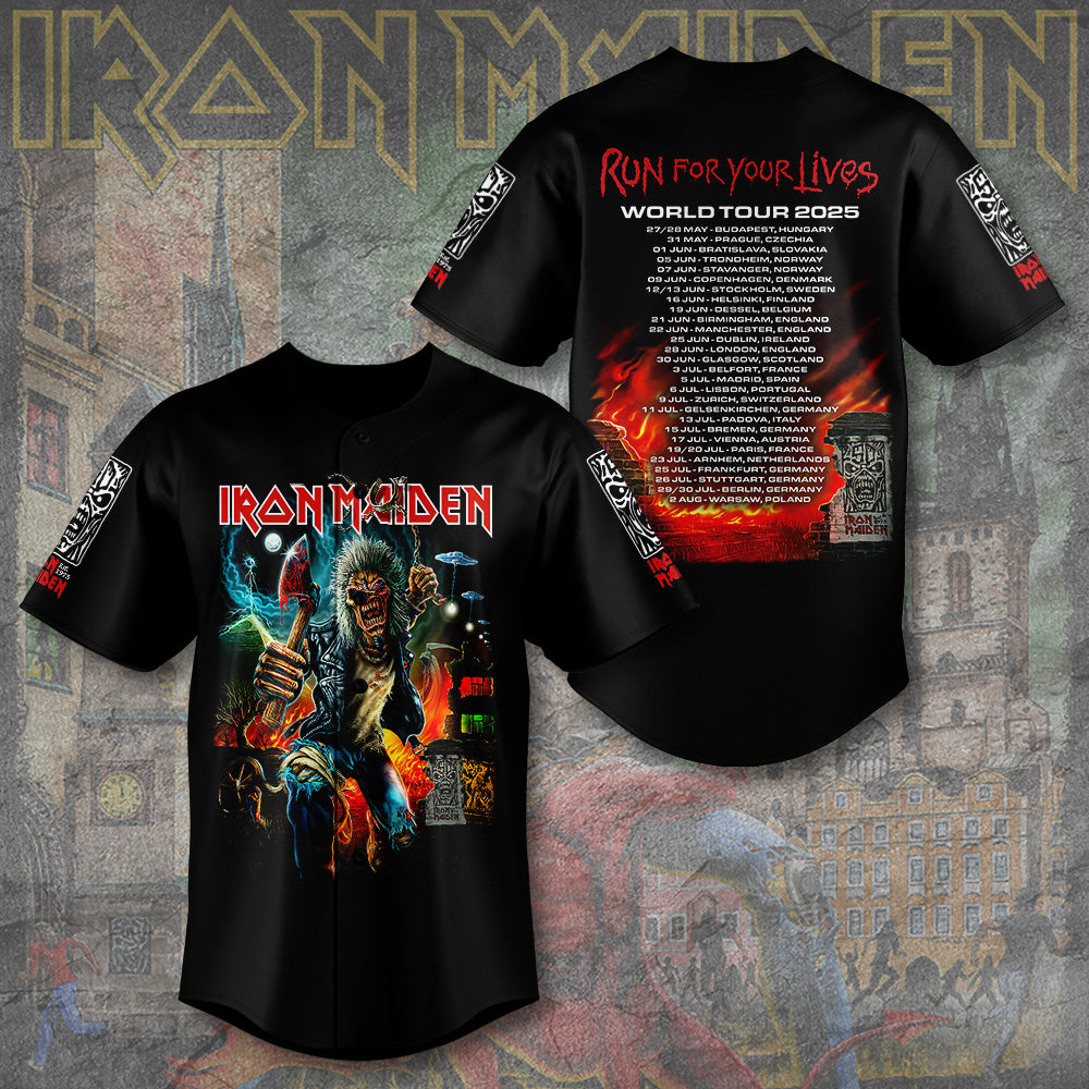Iron Maiden Baseball Jersey