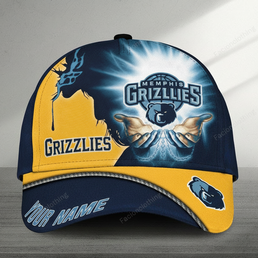 LIMITED EDITION - NEW CUSTOMIZED NBA13 MG MEMPHIS GRIZZLIES CLASSIC CAP