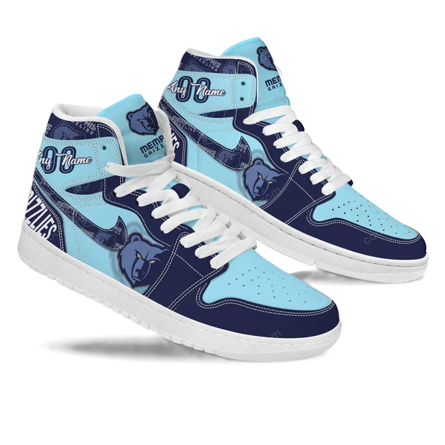 LIMITED EDITION - NEW CUSTOMIZED NBA13 ME GRIZZLIES AIR JORDAN SNEAKERS