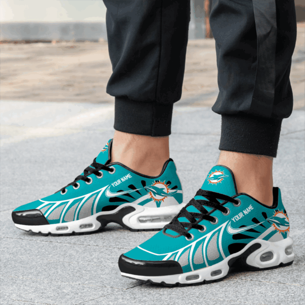LIMITED EDITION - NEW CUSTOMIZED NFL19 MDP MIAMI DOLPHINS UNISEX AIR MAX PLUS SNEAKERS