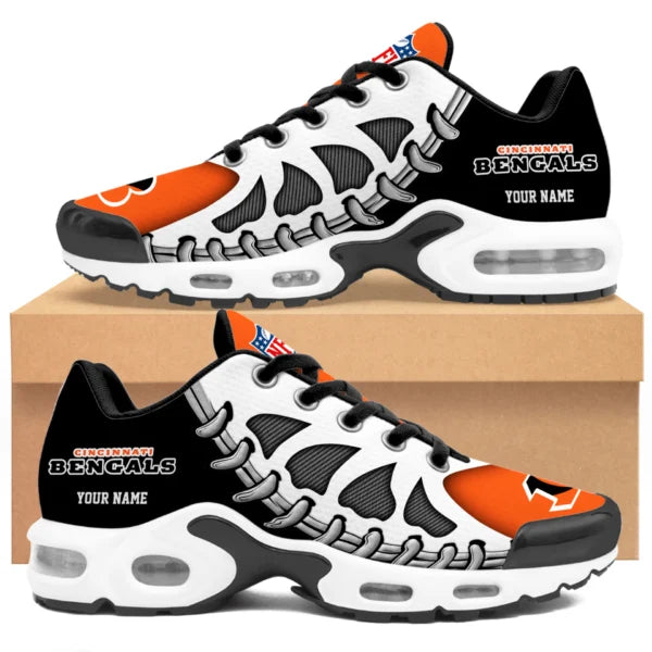 LIMITED EDITION - NEW CUSTOMIZED NFL16 CCB CINCINNATI BENGALS UNISEX AIR MAX PLUS SNEAKERS