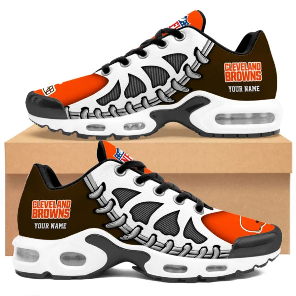 LIMITED EDITION - NEW CUSTOMIZED NFL29 CLB CLEVELAND BROWNS UNISEX AIR MAX PLUS SNEAKERS
