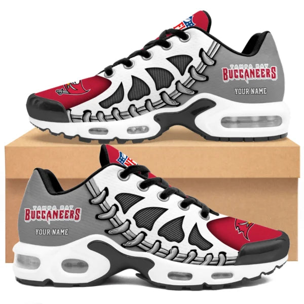 LIMITED EDITION - NEW CUSTOMIZED NFL10 TBB TAMPA BAY BUCCANEERS UNISEX AIR MAX PLUS SNEAKERS