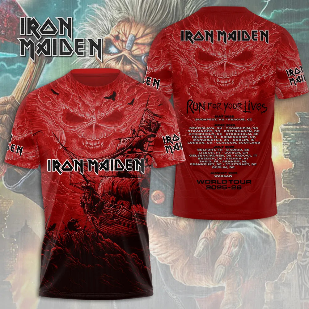 NEW PREMIUM IRON MAIDEN 3D APPAREL