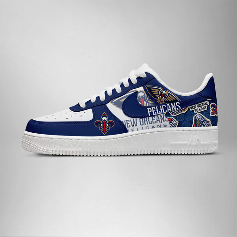 LIMITED EDITION - NEW CUSTOMIZED NBA30 NO PELICANS AF1 SHOES