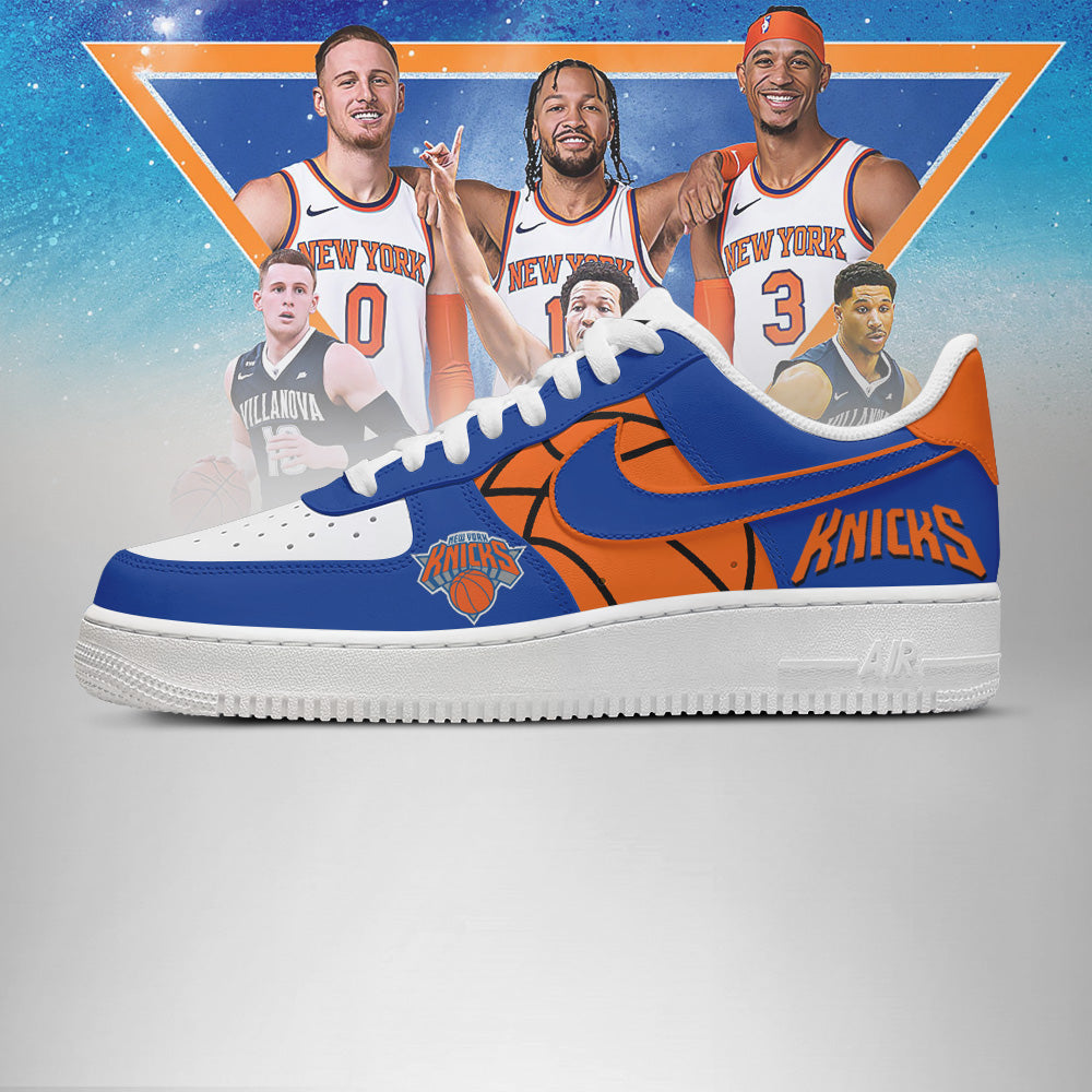 LIMITED EDITION - NEW CUSTOMIZED NBA04 NY KNICKS AF1 SHOES