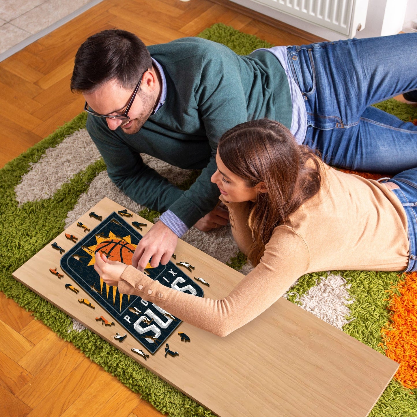 LIMITED EDITION - NEW CUSTOMIZED NBA21 PS PHOENIX SUNS WOODEN PUZZLE