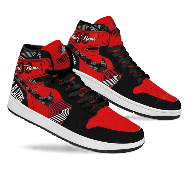 LIMITED EDITION - NEW CUSTOMIZED NBA22 PT BLAZERS AIR JORDAN SNEAKERS