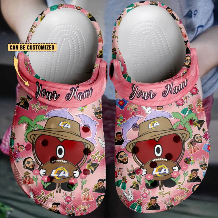 LIMITED EDITION - NEW CUSTOMIZED NFL22 LAR LOS ANGELES RAMS CLOGS