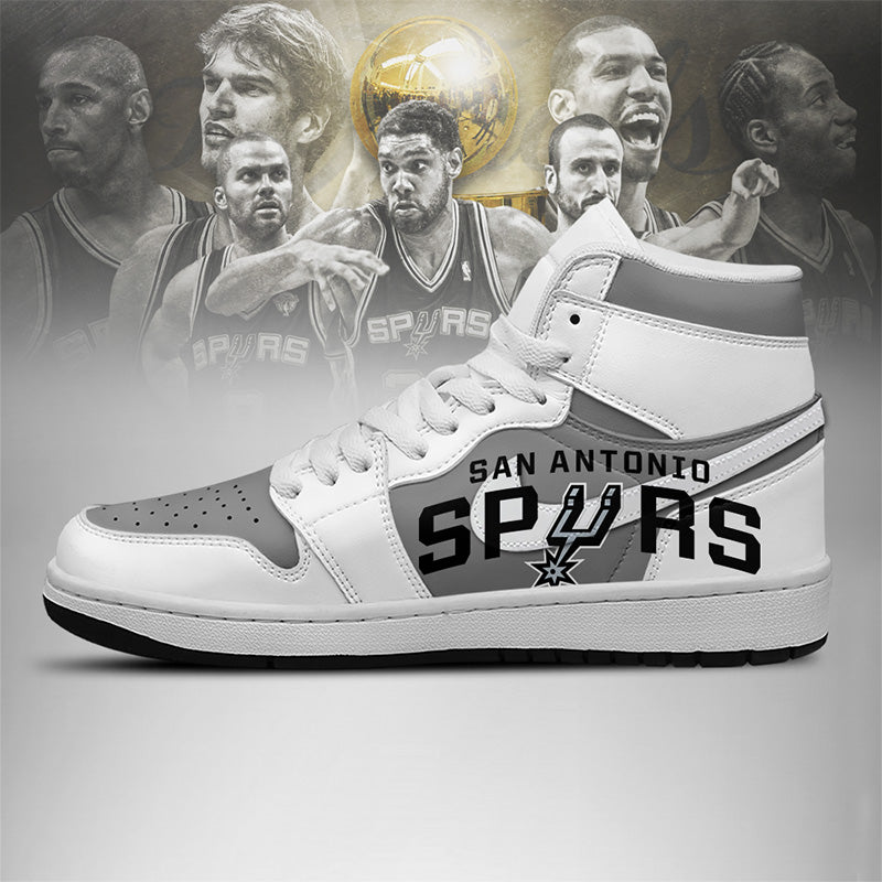 LIMITED EDITION - NEW CUSTOMIZED NBA23 SA SPURS AIR JORDAN SNEAKERS