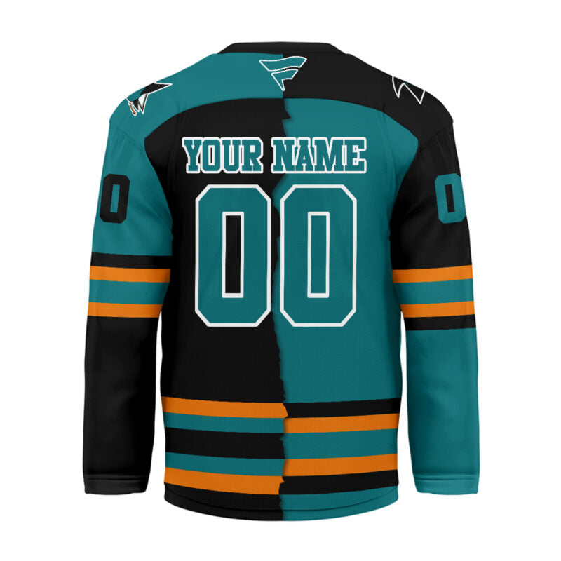 LIMITED EDITION - NEW CUSTOMIZED NHL32 SJ SHARKS UNISEX HOCKEY JERSEY