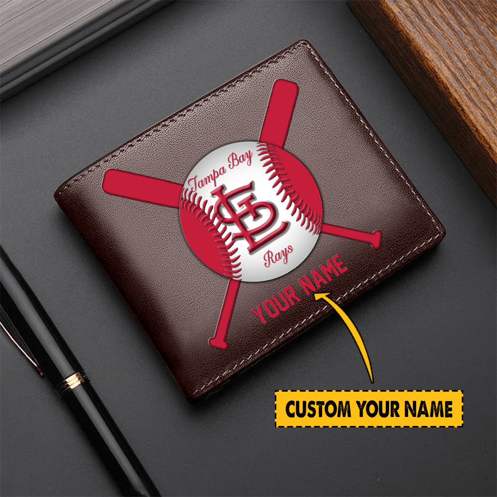 LIMITED EDITION - NEW CUSTOMIZED MLB24 SL CARDINALS LEATHER WALLET
