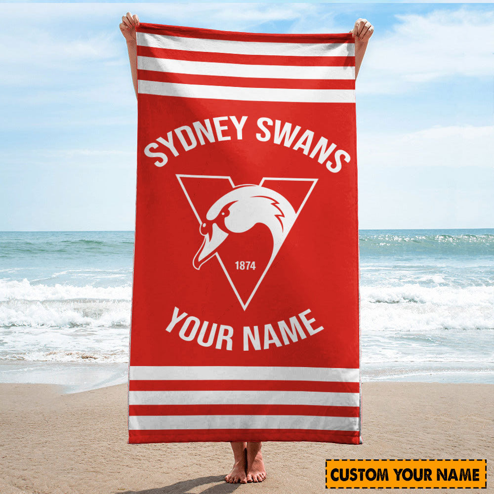 LIMITED EDITION - NEW 15 SNS CUSTOMIZED BEACH & BATH TOWEL