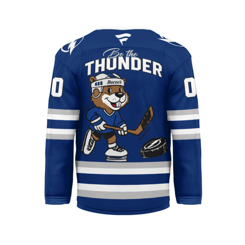 LIMITED EDITION - NEW CUSTOMIZED NHL12 TB LIGHTNING UNISEX HOCKEY JERSEY