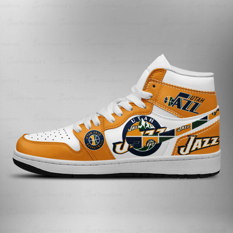 LIMITED EDITION - NEW CUSTOMIZED NBA29 UT JAZZ AIR JORDAN SNEAKERS