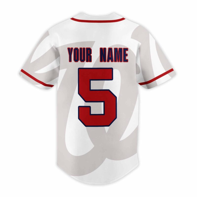 LIMITED EDITION - NEW CUSTOMIZED MLB28 WA NATIONALS BASEBALL JERSEY