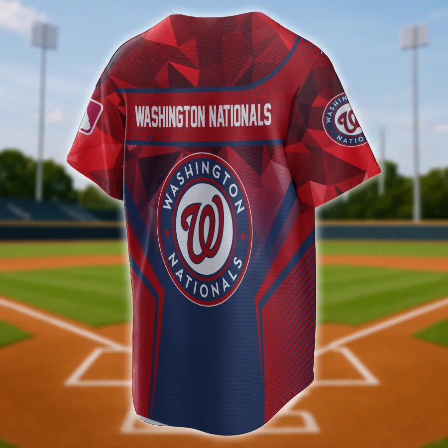 LIMITED EDITION - NEW CUSTOMIZED MLB28 WA NATIONALS BASEBALL JERSEY