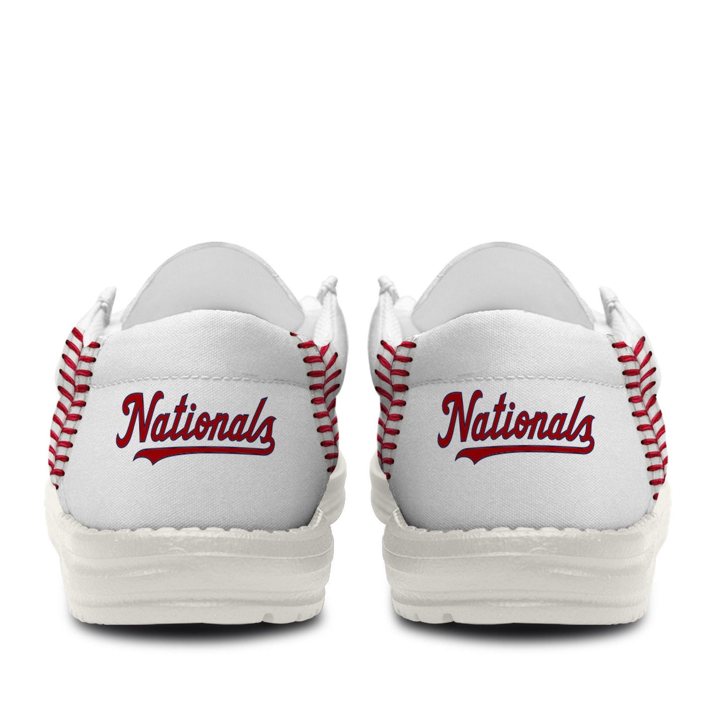 LIMITED EDITION - NEW CUSTOMIZED MLB28 WA NATIONALS LOAFER SHOES