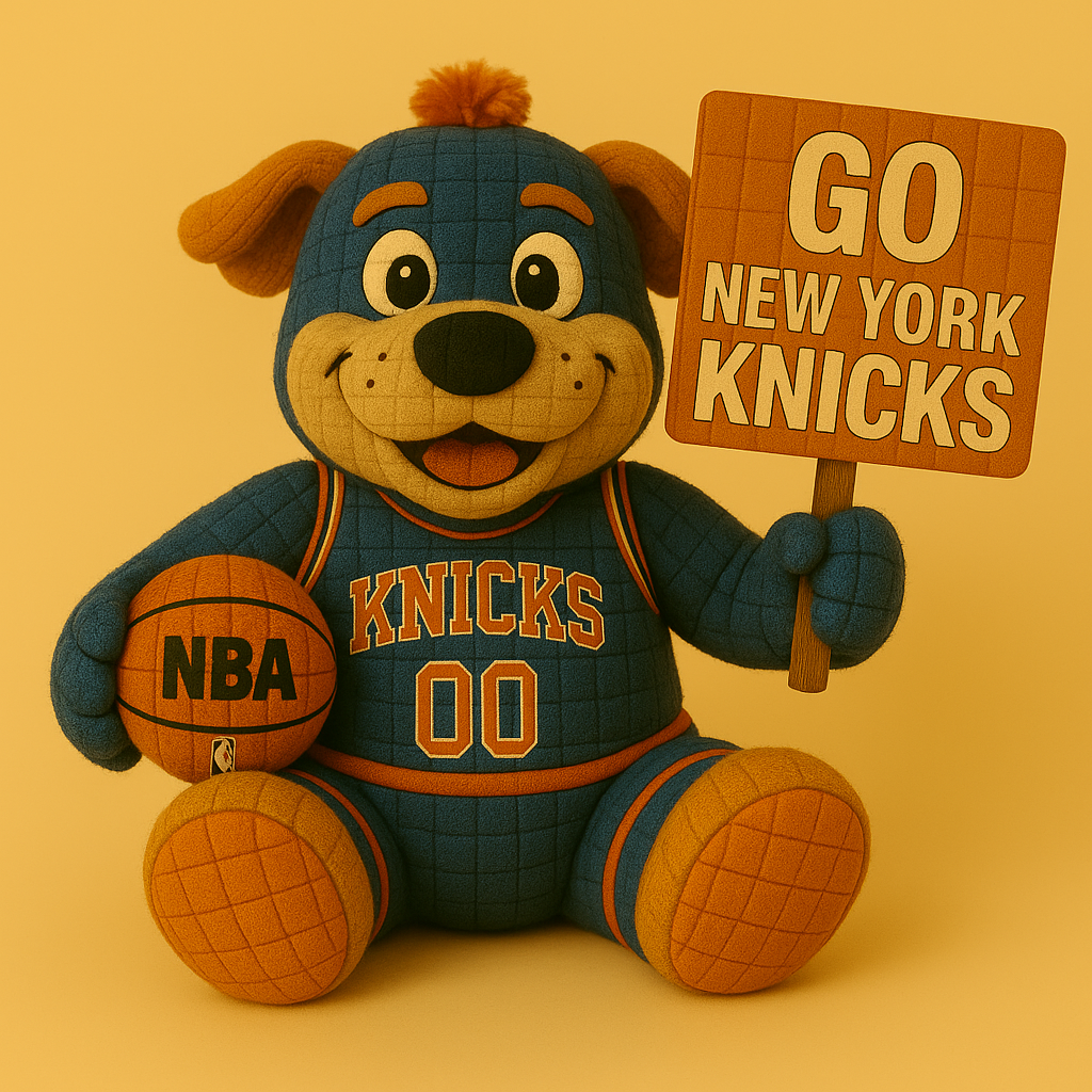Limited Edition - NBA 04 NYK New York Knicks Handmade Crochet