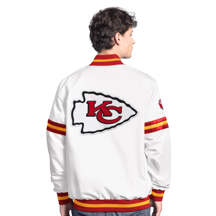 LIMITED EDITION - NEW PREMIUM NFL01 KCC KANSAS CITY CHIEFS SATIN VARSITY JACKET