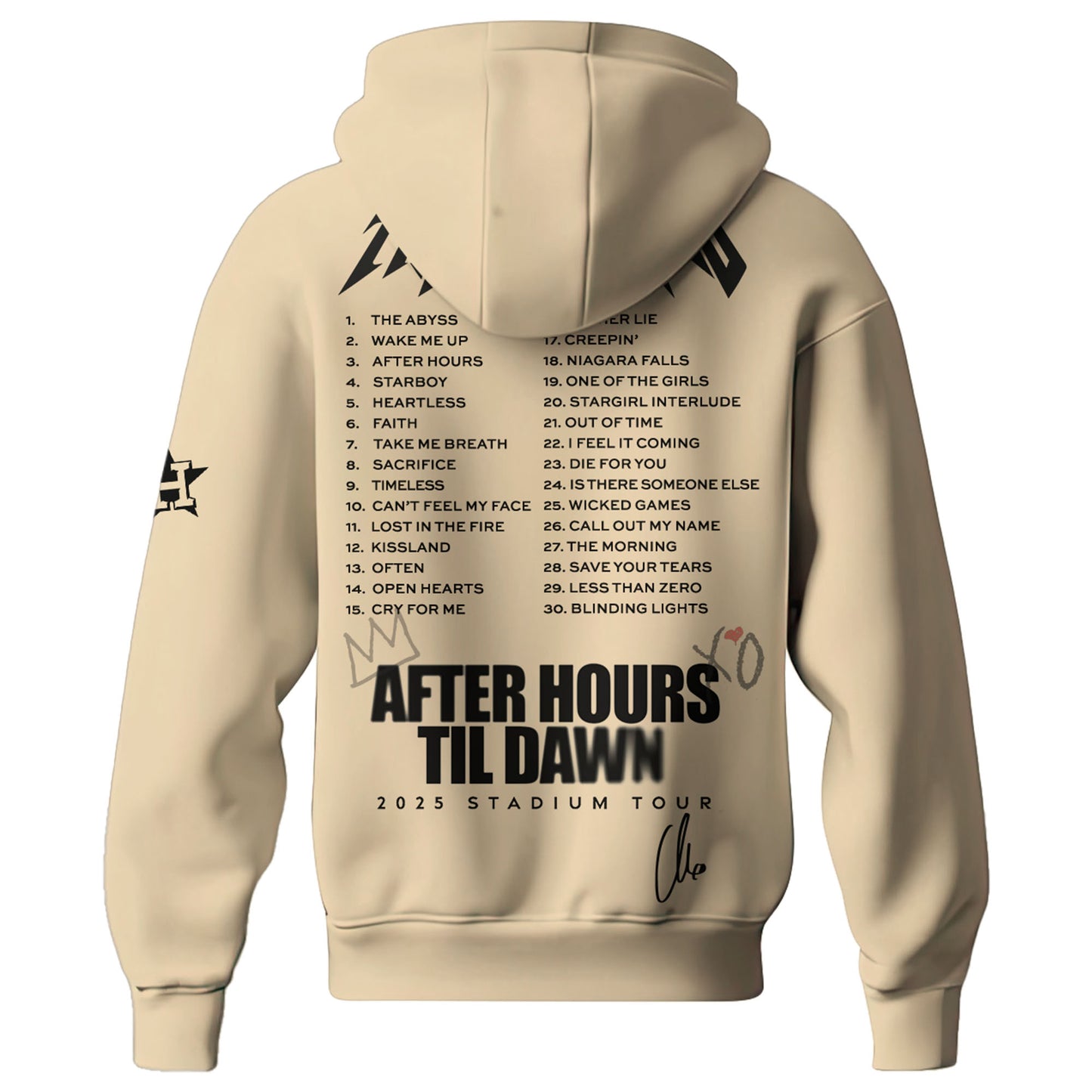 HOU x The Weeknd After Hours Til Dawn Hoodie Limited Edition (Kids & Adults)