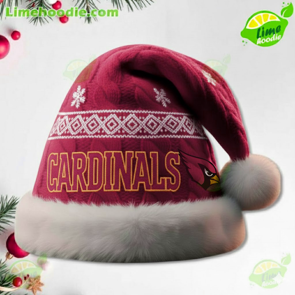 LIMITED EDITION - NEW CUSTOMIZED NFL20 ARC ARIZONA CARDINALS CHRISTMAS HAT