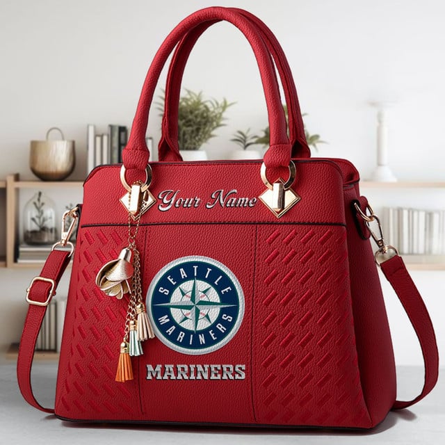 LIMITED EDITION - NEW CUSTOMIZED MLB14 SMS SEATTLE MARINERS WOMEN'S HANDBAGS MULTICOLOR