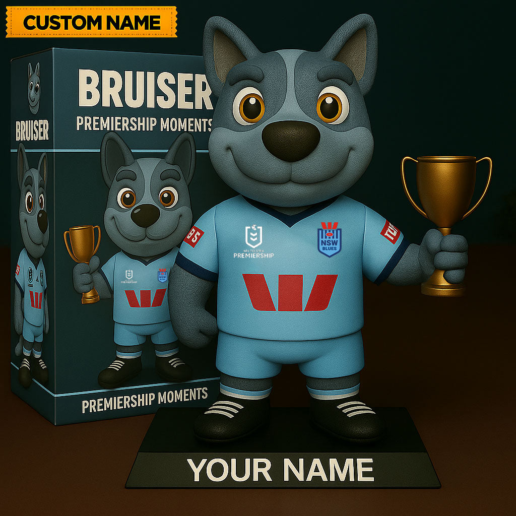 LIMITED EDITION - NEW 19 NSW PERSONALIZED ACRYLIC BLOCK PLAQUE MASCOT PERFECT GIFT