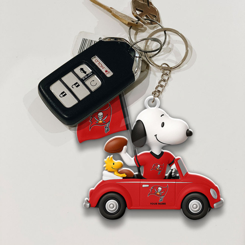LIMITED EDITION - NEW CUSTOMIZED NFL11 SF49 SAN FRANCISCO 49ERS SPECIAL CAR SNOOPDOG KEYCHAIN