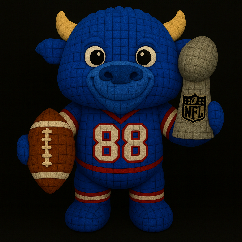 LIMITED EDITION - NEW PREMIUM NFL32 NYG NEW YORK GIANTS HANDMADE CROCHET