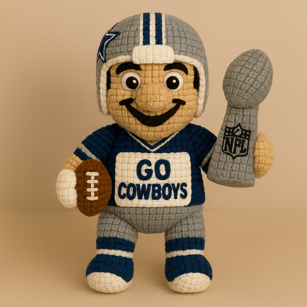 LIMITED EDITION - NEW PREMIUM NFL21 DCB DALLAS COWBOYS HANDMADE CROCHET