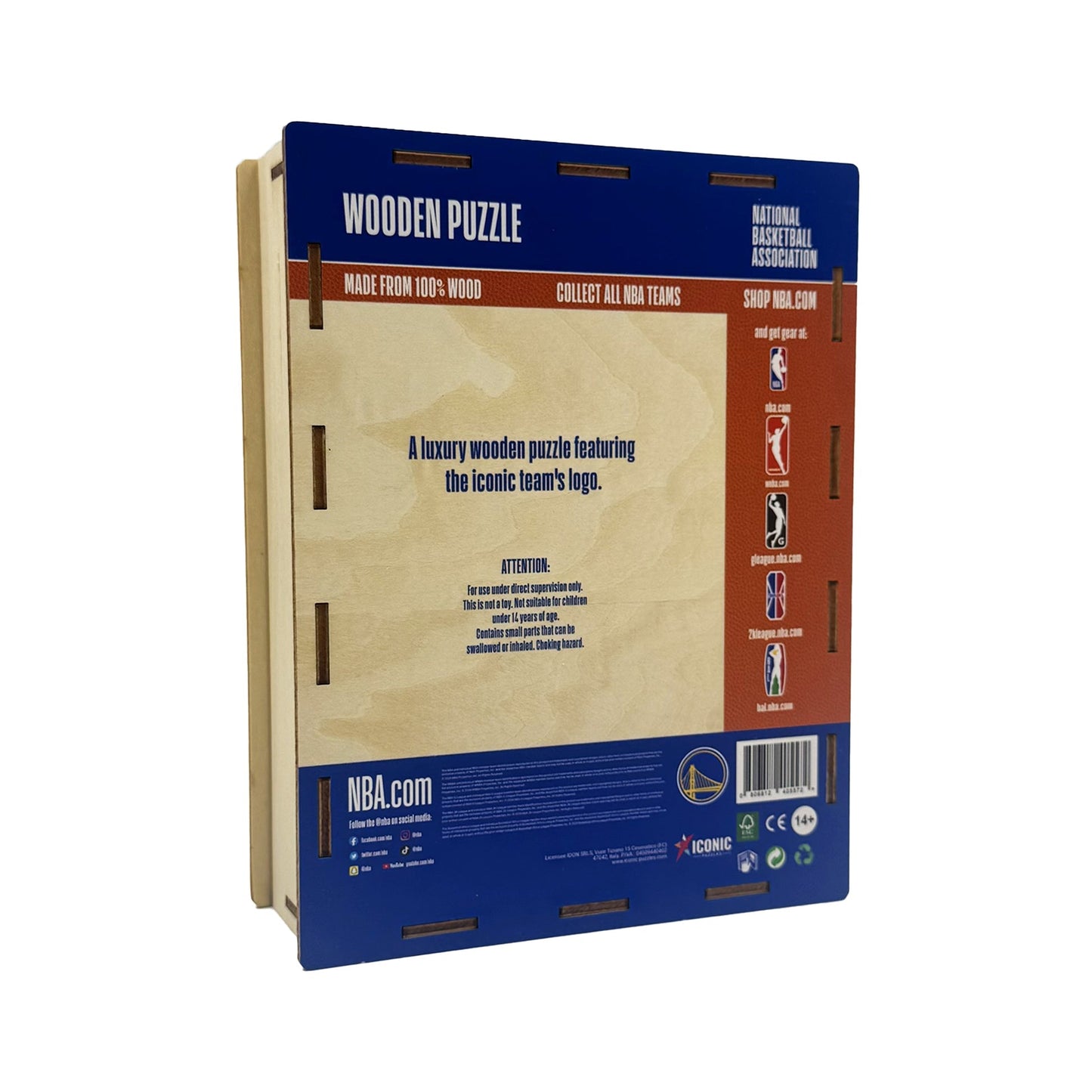 LIMITED EDITION - NEW CUSTOMIZED NBA12 GS GOLDEN STATE WARRIORS WOODEN PUZZLE