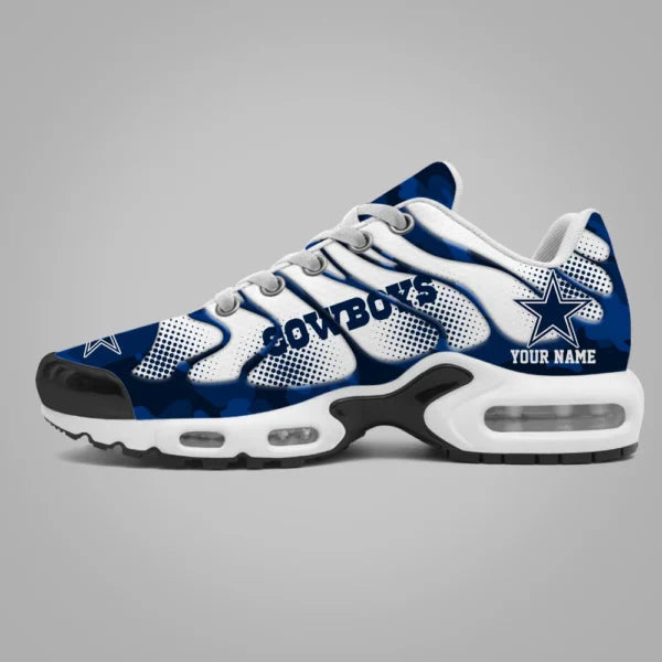 LIMITED EDITION - NEW CUSTOMIZED NFL21 DCB DALLAS COWBOYS UNISEX AIR MAX PLUS SNEAKERS