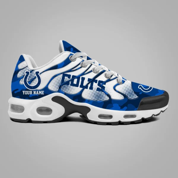 LIMITED EDITION - NEW CUSTOMIZED NFL17 IDC INDIANAPOLIS COLTS UNISEX AIR MAX PLUS SNEAKERS