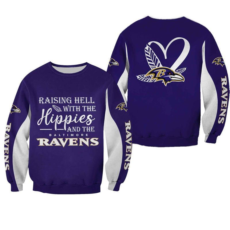 LIMITED EDITION - NEW CUSTOMIZED NFL28 BTR BALTIMORE RAVENS HOODIE, ZIP HOODIE, SWEATSHIRT