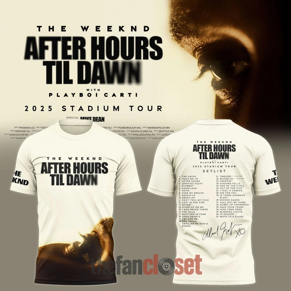 LIMITED EDITION - NEW PREMIUM THE WEEKND UNISEX T-SHIRT