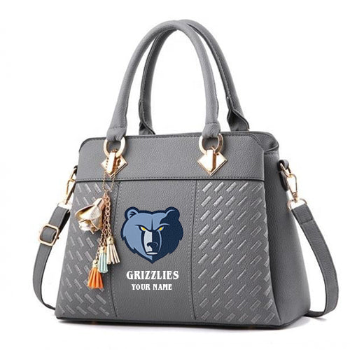 LIMITED EDITION - NEW CUSTOMIZED NBA13 MG MEMPHIS GRIZZLIES WOMEN'S HANDBAGS MULTICOLOR