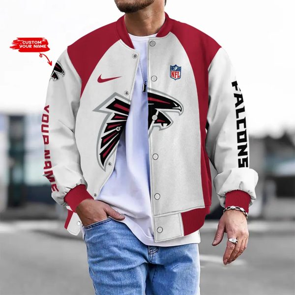 LIMITED EDITION - NEW CUSTOMIZED NFL18 ATF ATLANTA FALCONS BASEBALL JACKET