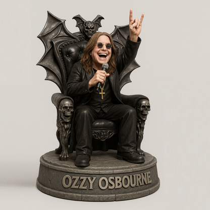 LIMITED EDITION -NEW PREMIUM OZZY OSBOURNE ACRYLIC BLOCK PLAQUE 01