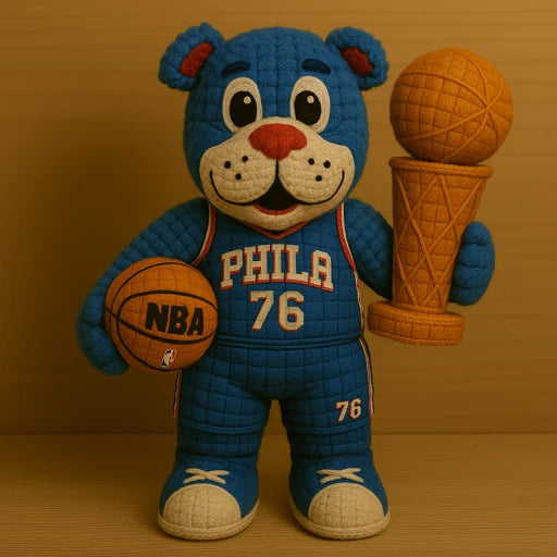 Limited Edition - NBA 26 P76 Philadelphia 76ers Handmade Crochet