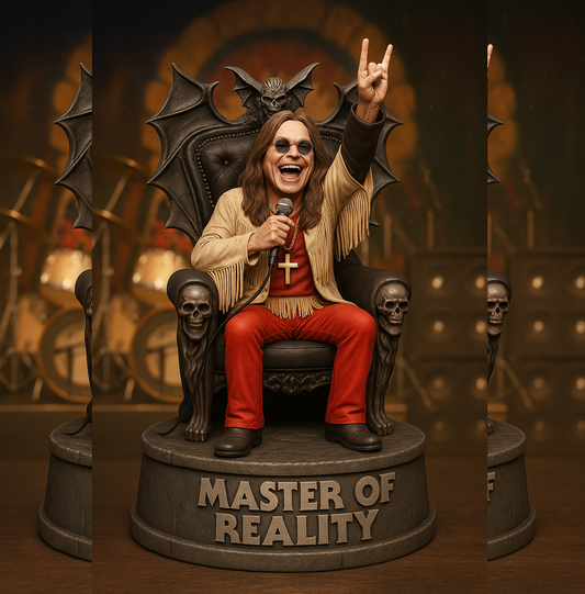 LIMITED EDITION -NEW PREMIUM OZZY OSBOURNE ACRYLIC BLOCK PLAQUE 02