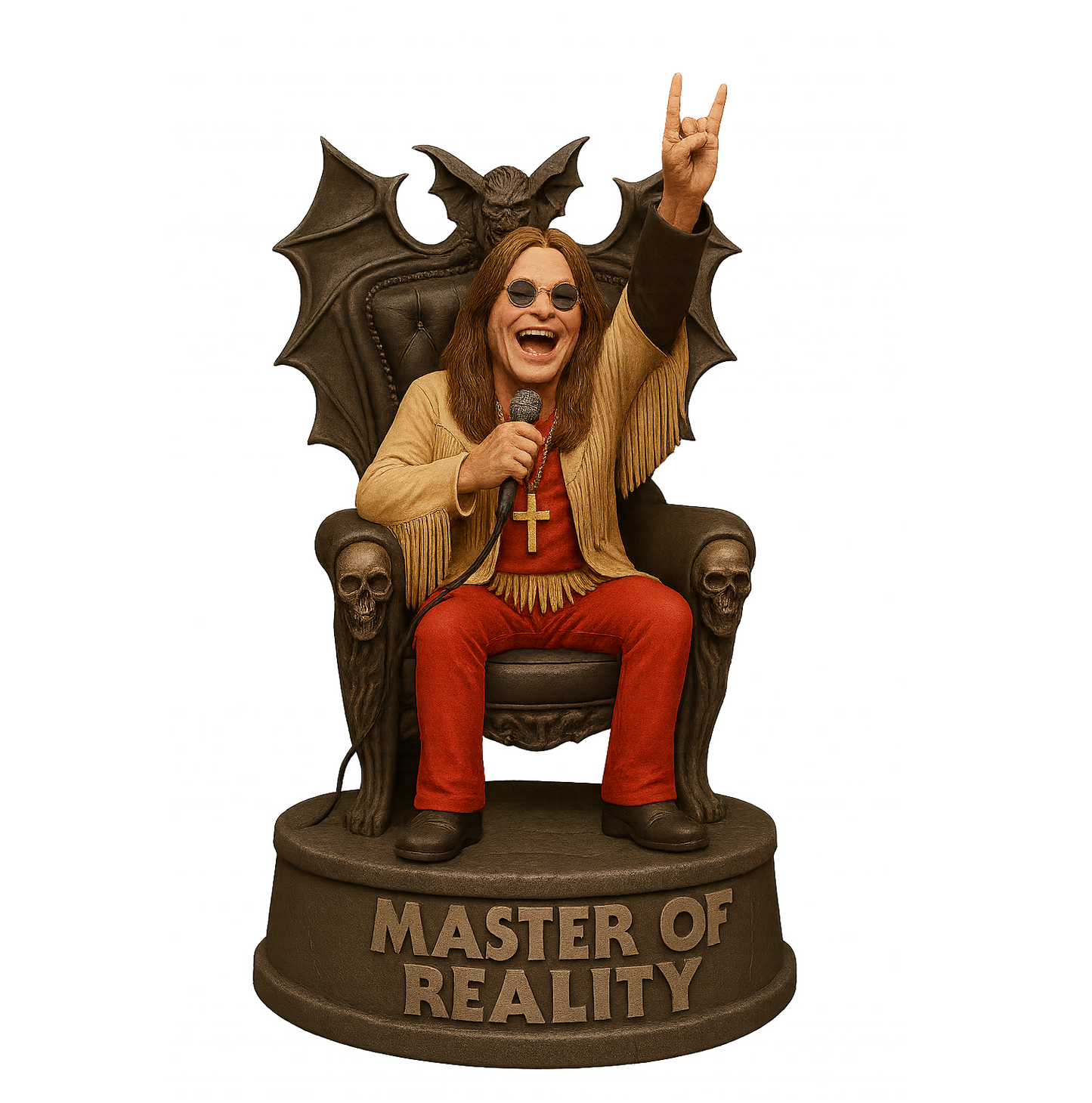 LIMITED EDITION -NEW PREMIUM OZZY OSBOURNE ACRYLIC BLOCK PLAQUE 02