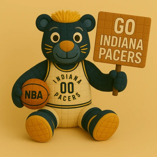 Limited Edition - NBA 06 IP Indiana Pacers Handmade Crochet