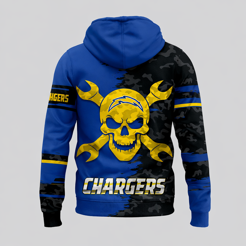 LIMITED EDITION - NEW CUSTOMIZED NFL09 LAC LOS ANGELES CHARGERS DEWALT UNISEX T-SHIRT, POLO, HOODIE & JACKETS