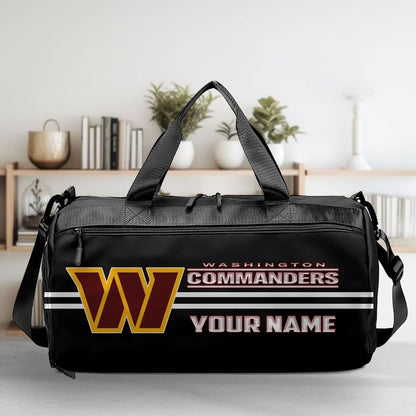 LIMITED EDITION - NEW CUSTOMIZED NFL12 WTC WASHINGTON COMMANDERS SPORTS FITNESS BAG