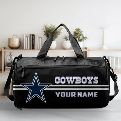 LIMITED EDITION - NEW CUSTOMIZED NFL21 DCB DALLAS COWBOYS SPORTS FITNESS BAG