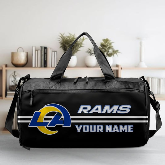 LIMITED EDITION - NEW CUSTOMIZED NFL22 LAR LOS ANGELES RAMS SPORTS FITNESS BAG