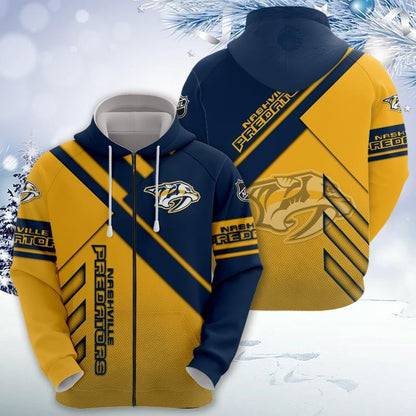 LIMITED EDITION - NEW CUSTOMIZED NHL31 NVP NASHVILLE PREDATORS UNISEX T-SHIRT, POLO, HOODIE & JACKETS