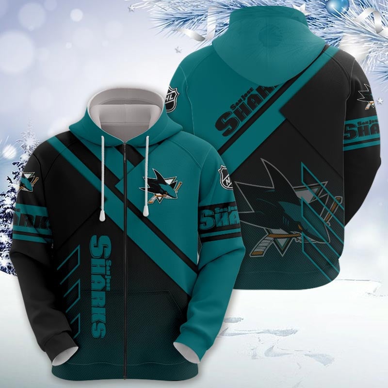 LIMITED EDITION - NEW CUSTOMIZED NHL32 SJS SAN JOSE SHARKS UNISEX T-SHIRT, POLO, HOODIE & JACKETS